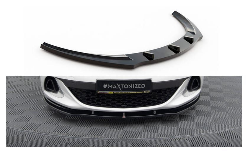 Splitter Opel Astra J OPC VXR przód v.1 Gloss Black