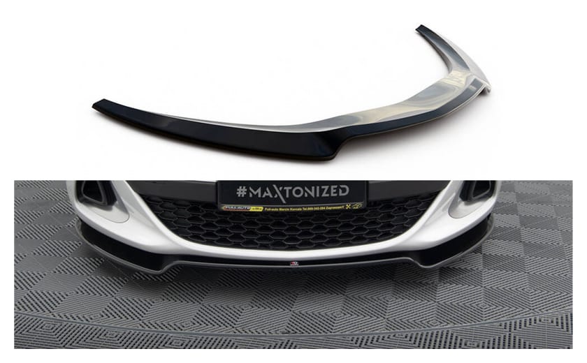 Splitter Opel Astra J OPC VXR przód v.2 Gloss Black