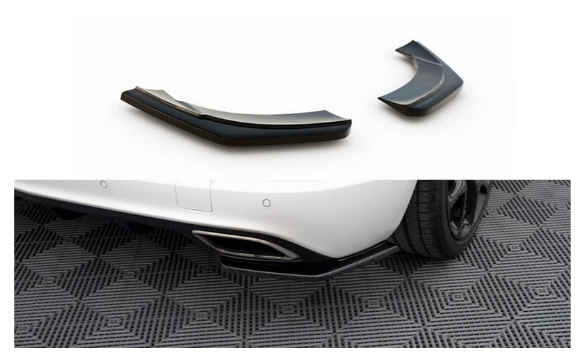 Splitter Opel Astra J OPC VXR Tył Boczne Gloss Black