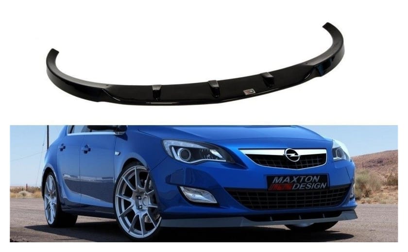 Splitter Opel Astra J przód Gloss Black