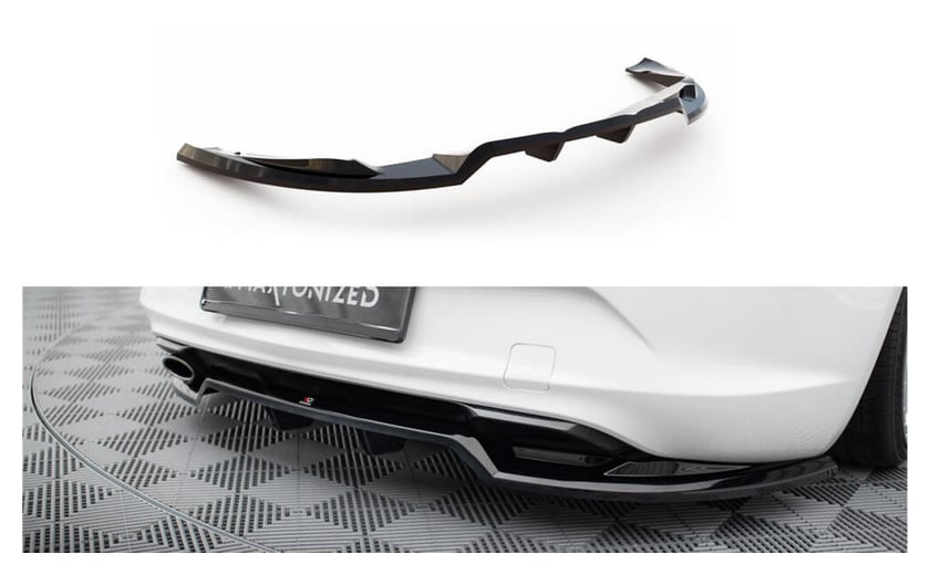 Splitter Opel Cascada Tył Środkowy z Dyfuzorem