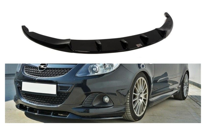 Splitter Opel Corsa D Nurburg OPC VXR przód Gloss Black