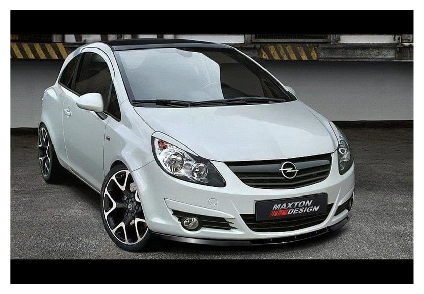 Splitter Opel Corsa D przód Gloss Black