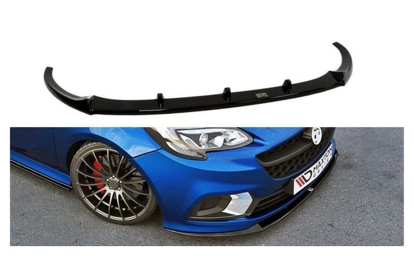 Splitter Opel Corsa E OPC VXR Nurburg przód Gloss Black