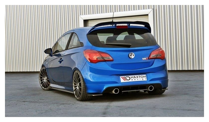 Splitter Opel Corsa E OPC VXR Tył Boczne Gloss Black