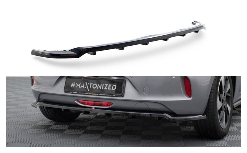 Splitter Opel Corsa F ( VI) Tył Środkowy z Dyfuzorem