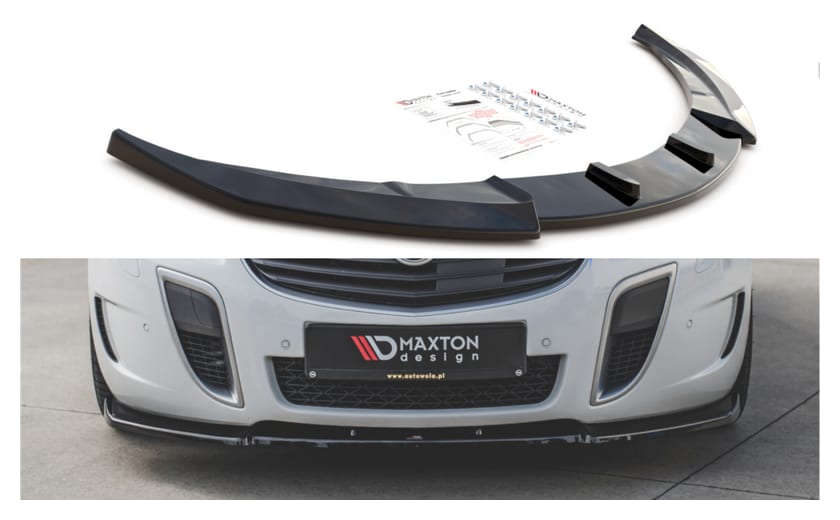 Splitter Opel Insignia Mk. 1 OPC Facelift przód v.1 Gloss Black
