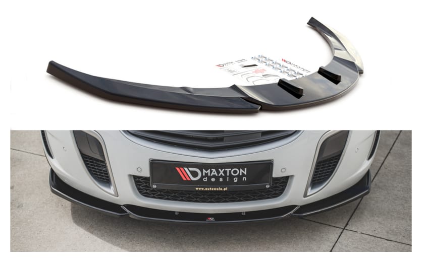 Splitter Opel Insignia Mk. 1 OPC Facelift przód v.2 Gloss Black