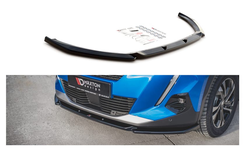 Splitter Peugeot 2008 II - przód v.2 Gloss Black
