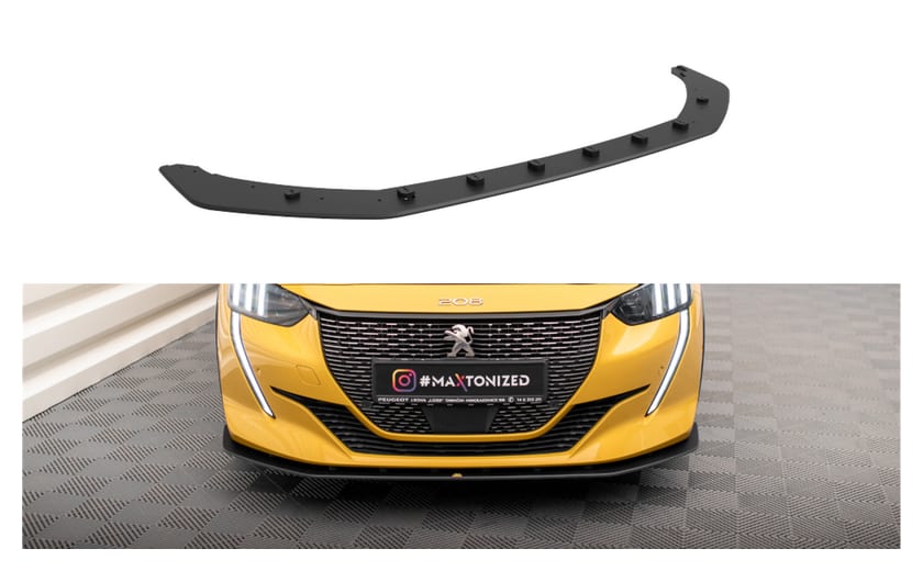 Splitter Peugeot 208 GT II Przód Pro Black-Red