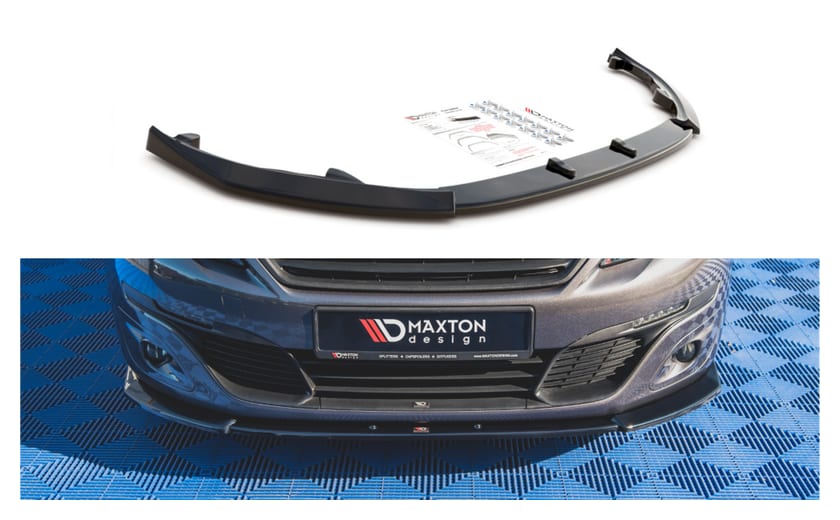 Splitter Peugeot 308 II Facelift przód v.2 Gloss Black