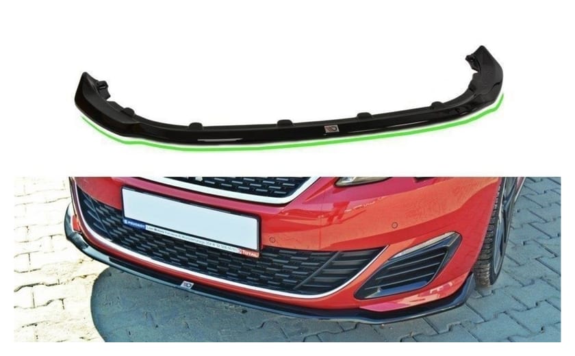 Splitter Peugeot 308 II GTI przód v.1 Gloss Black