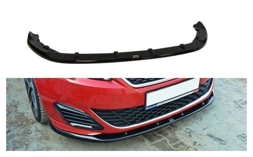 Splitter Peugeot 308 II GTI przód v.2 Gloss Black