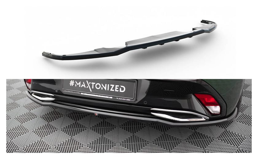 Splitter Peugeot 308 Mk3 Tył Środkowy z Dyfuzorem