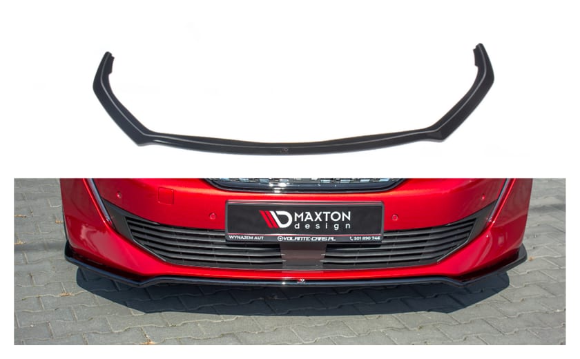 Splitter Peugeot 508 GT II przód v.1 Gloss Black