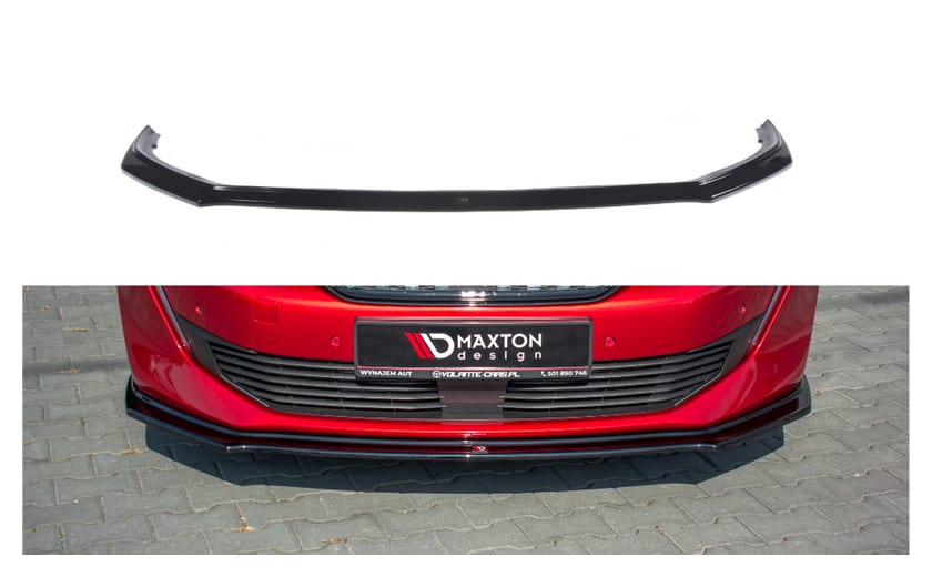 Splitter Peugeot 508 GT II przód v.2 Gloss Black