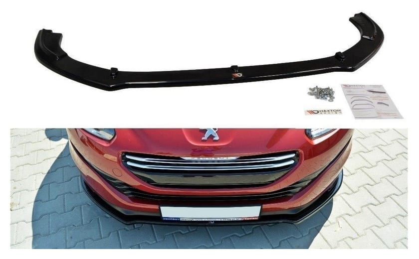 Splitter Peugeot RCZ Facelift przód v.1 Gloss Black