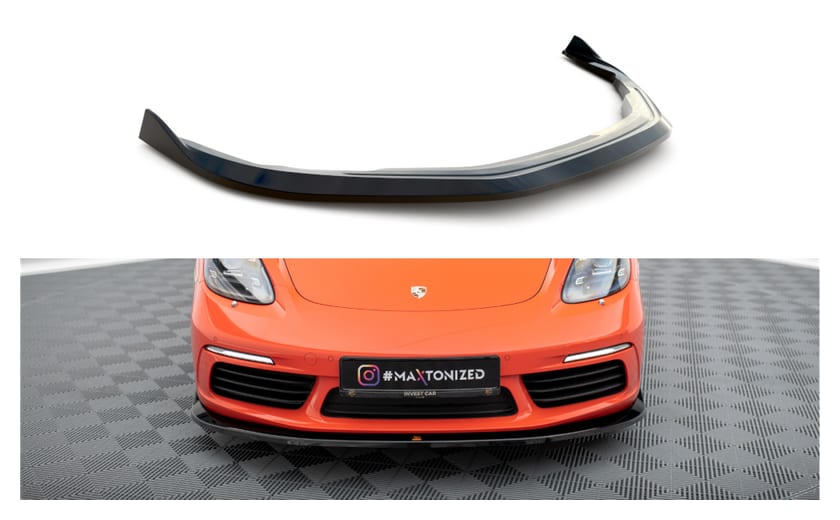 Splitter Porsche 718 Cayman 982c przód v.2