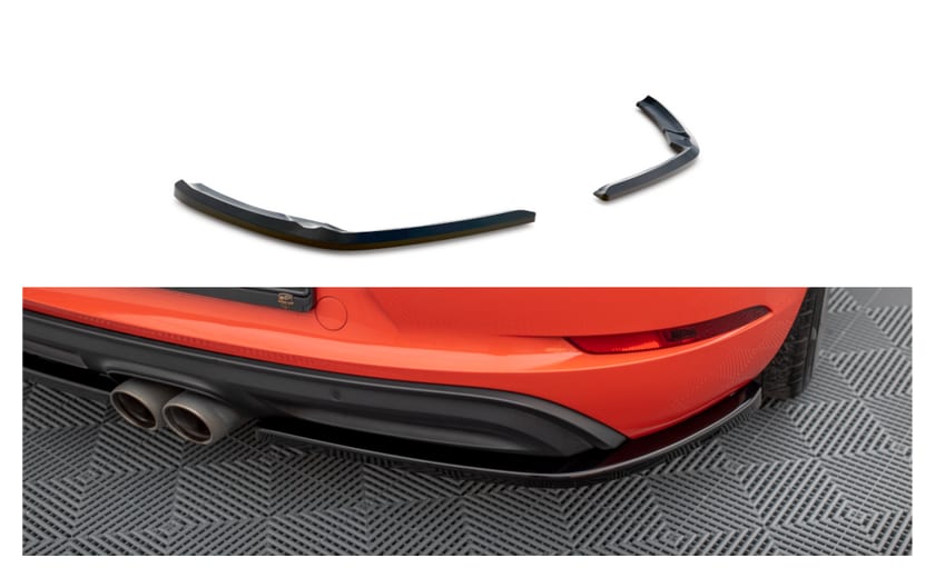 Splitter Porsche 718 Cayman 982c Tył Boczne