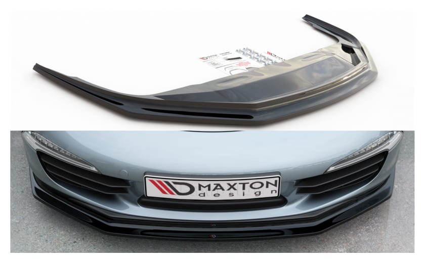 Splitter Porsche 911 Carrera 991 przód v.2 Gloss Black