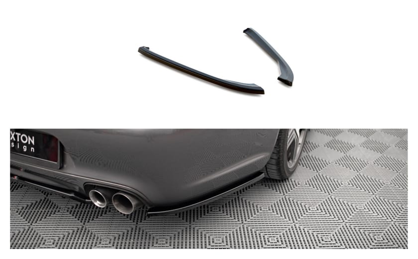 Splitter Porsche 911 Carrera Carrera GTS 997 Facelift Tył Boczne Gloss Black