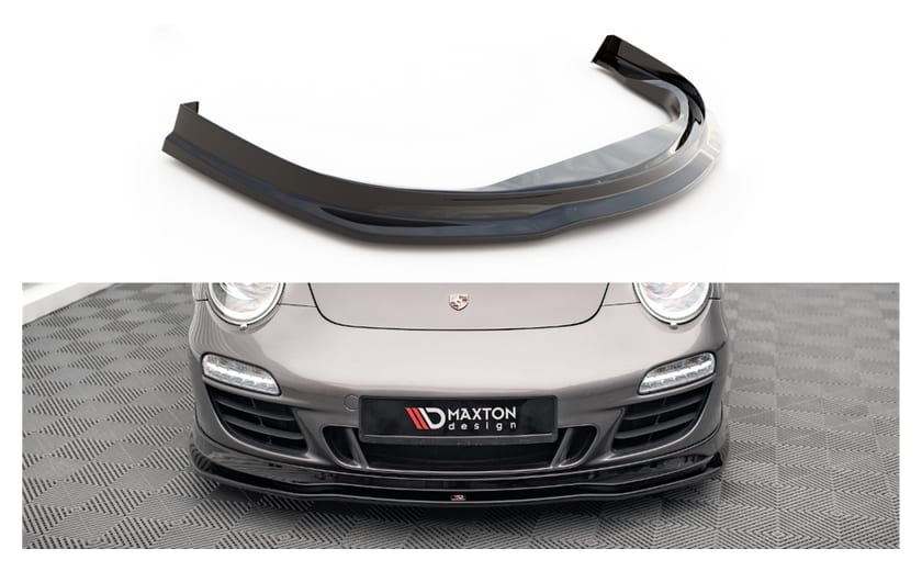 Splitter Porsche 911 Carrera GTS 997 Facelift przód v.1 Gloss Black