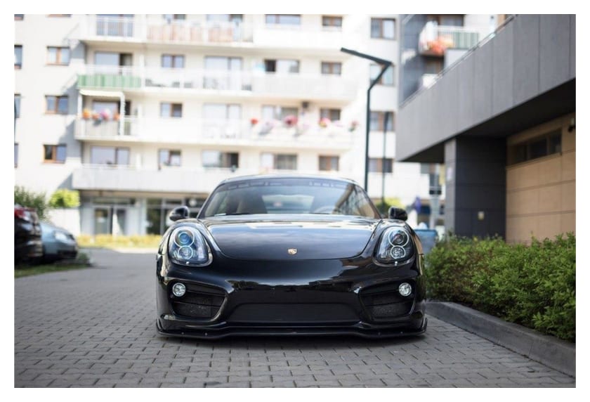 Splitter Porsche Cayman II 981C przód v.1