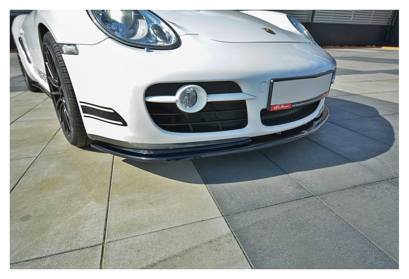 Splitter Porsche Cayman S 987C przód v.2 Gloss Black