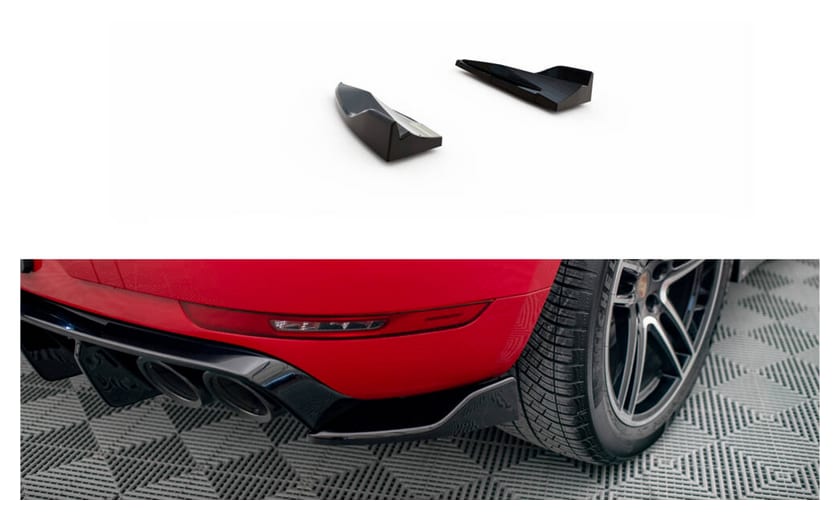 Splitter Porsche Macan GTS Mk1 Tył Boczne Facelift v.2