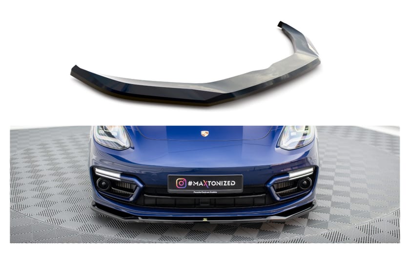 Splitter Porsche Panamera E-Hybrid 971 Facelift przód v.1