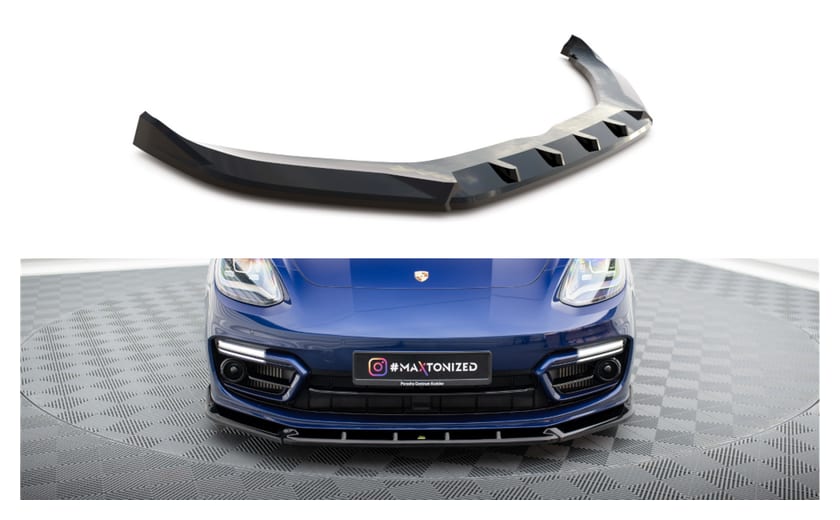 Splitter Porsche Panamera E-Hybrid 971 Facelift przód v.2