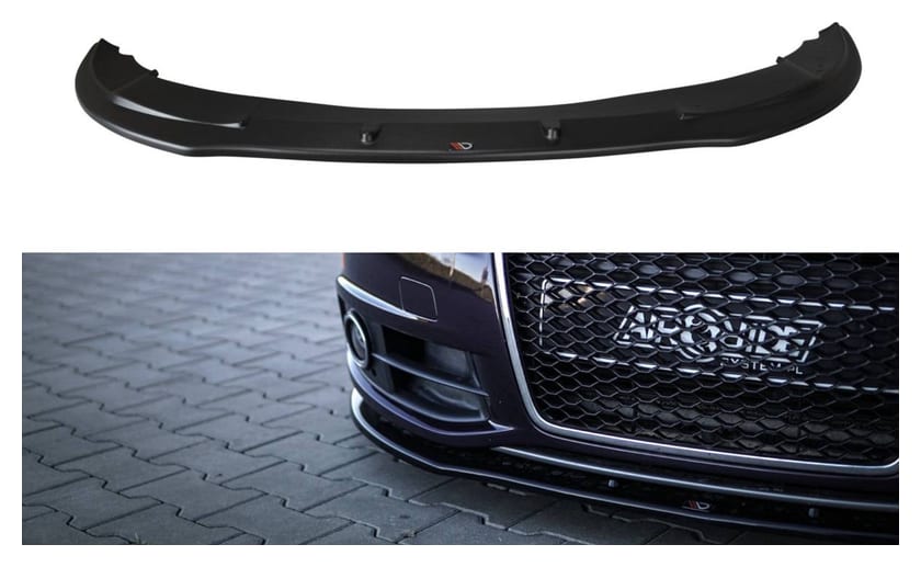 Splitter Przedni Audi A6 S-Line C6 FL - Gloss Black