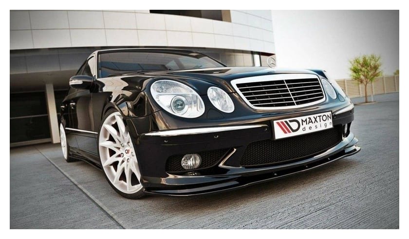 Splitter Przedni Mercedes-Benz E-Class W211 AMG Przedlift - Gloss Black