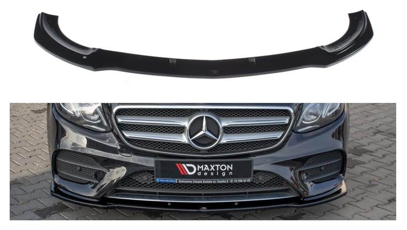 Splitter Przedni Mercedes-Benz E43 AMG / AMG-Line W213 - Gloss Black