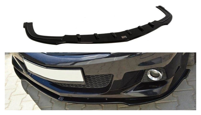 Splitter Przedni Opel Astra H (Do OPC/VXR) - Gloss Black