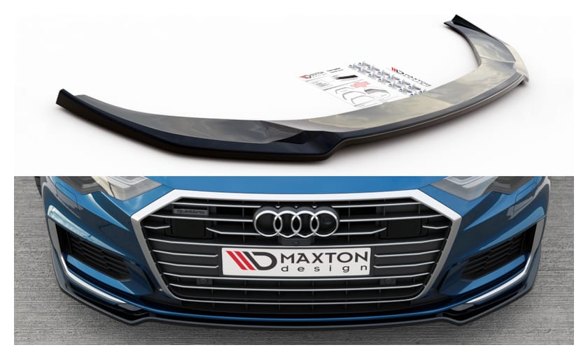 Splitter Przedni v.1 Audi A6 S-Line / S6 C8 - Gloss Black