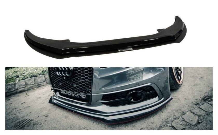 Splitter Racing Audi A6 C7 S-Line Gloss Black Przód