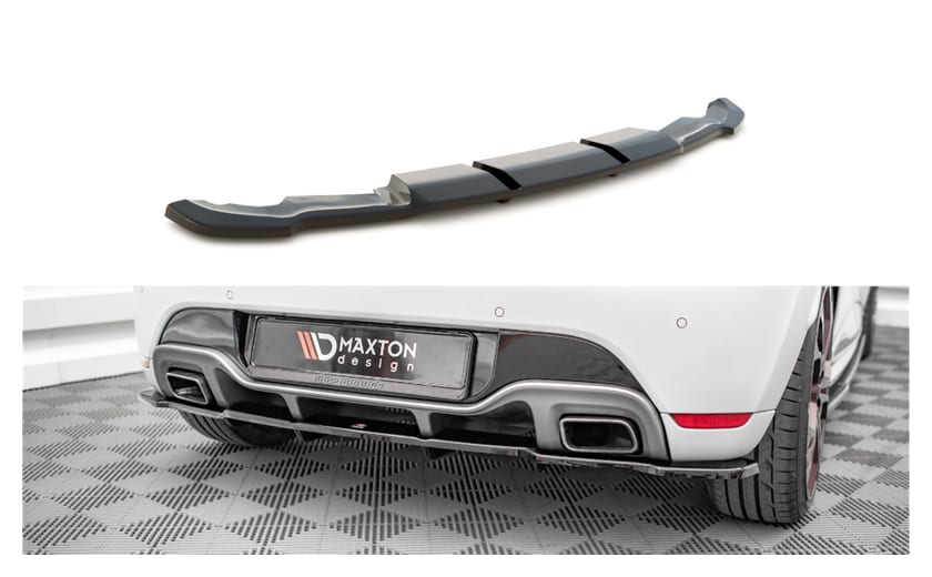 Splitter Renault Clio RS IV Tył Środkowy z Dyfuzorem