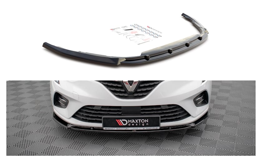 Splitter Renault Clio V przód v.2 Gloss Black