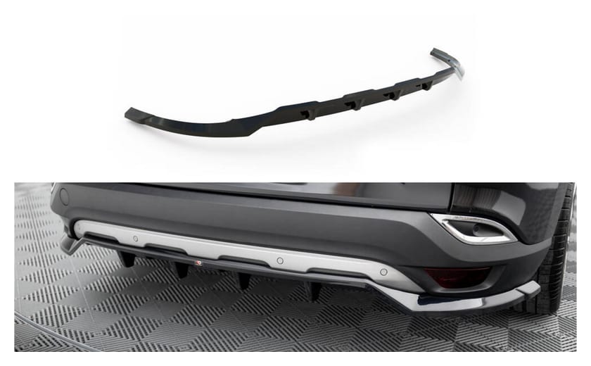 Splitter Renault Espace Mk5 Facelift Tył Środkowy z Dyfuzorem