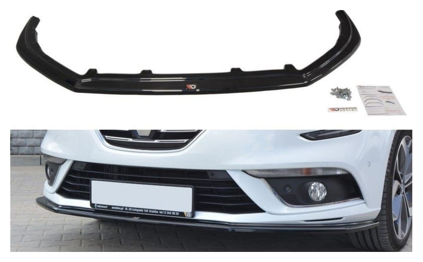 Splitter Renault Megane IV przód v.1 Gloss Black