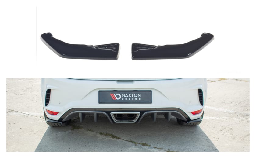 Splitter Renault Megane IV RS Tył Boczne Gloss Black