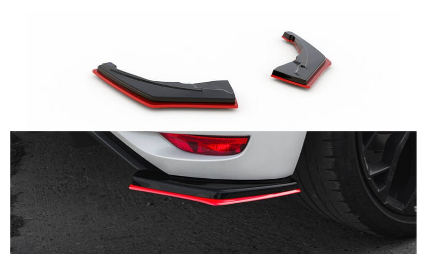 Splitter Renault Megane RS IV Tył Boczne v.2