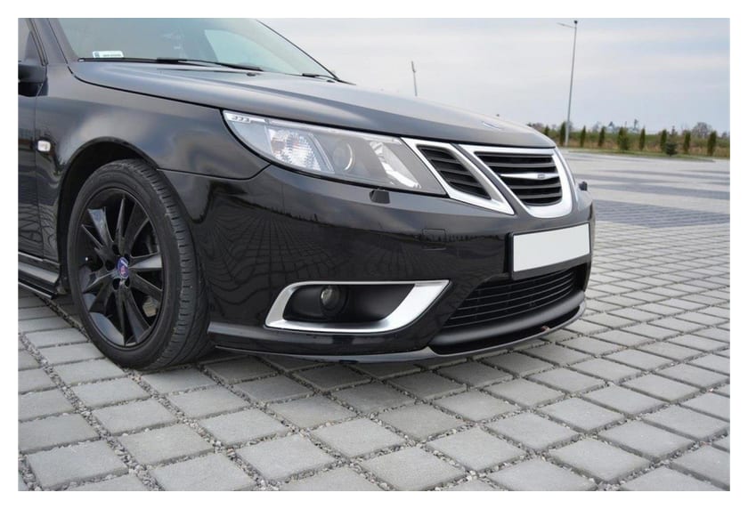Splitter Saab 9-3 Aero II Facelift przód Gloss Black