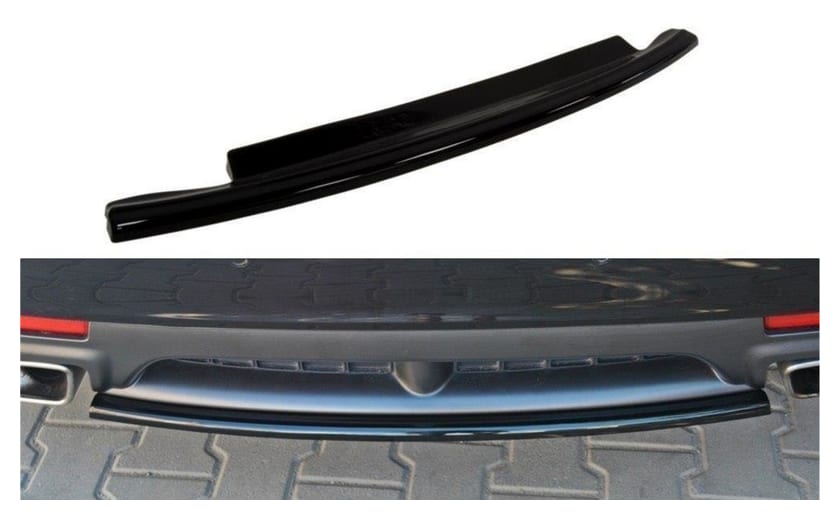 Splitter Saab 9-3 Turbo X Tył Środkowy Gloss Black