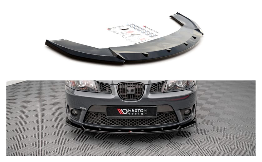 Splitter Seat Ibiza Cupra III przód v.2 Gloss Black