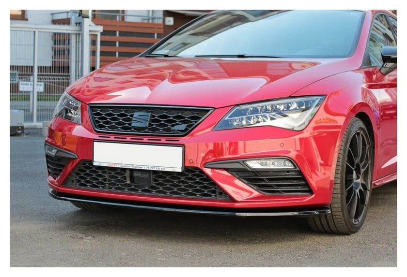 Splitter Seat Leon Cupra FR III Facelift przód v.1 Gloss Black