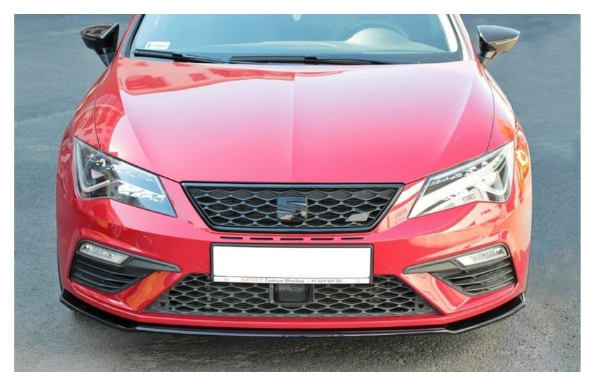 Splitter Seat Leon Cupra FR III Facelift przód v.2 Gloss Black
