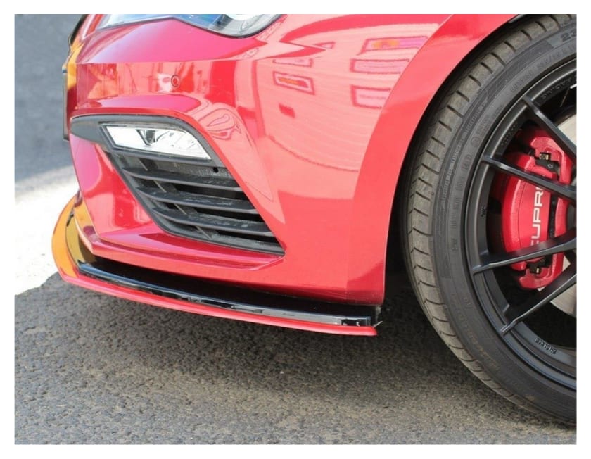 Splitter Seat Leon Cupra FR III Facelift przód v.3 Gloss Black