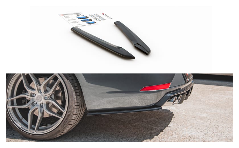 Splitter Seat Leon Cupra III Facelift Sportstourer Tył Boczne v.2 Gloss Black